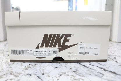 Air Jordan 1 x Travis Scott Velvet Brown and Dark Mocha (Size 13)