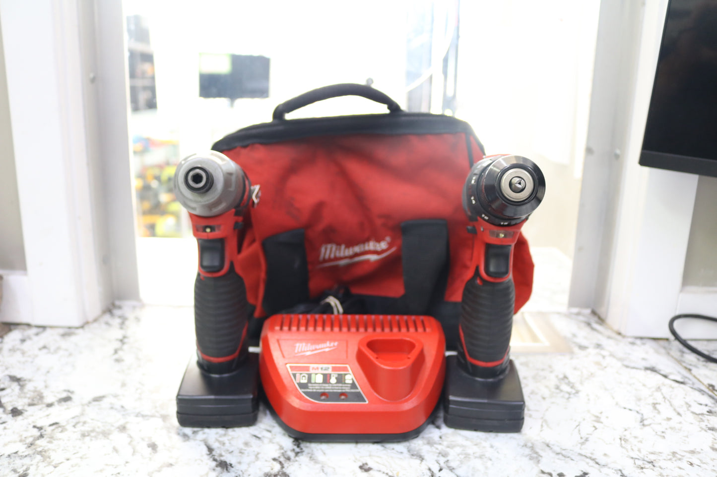 Milwaukee 12V Drill & Impact Combo Kit 2 Batteries and Charger