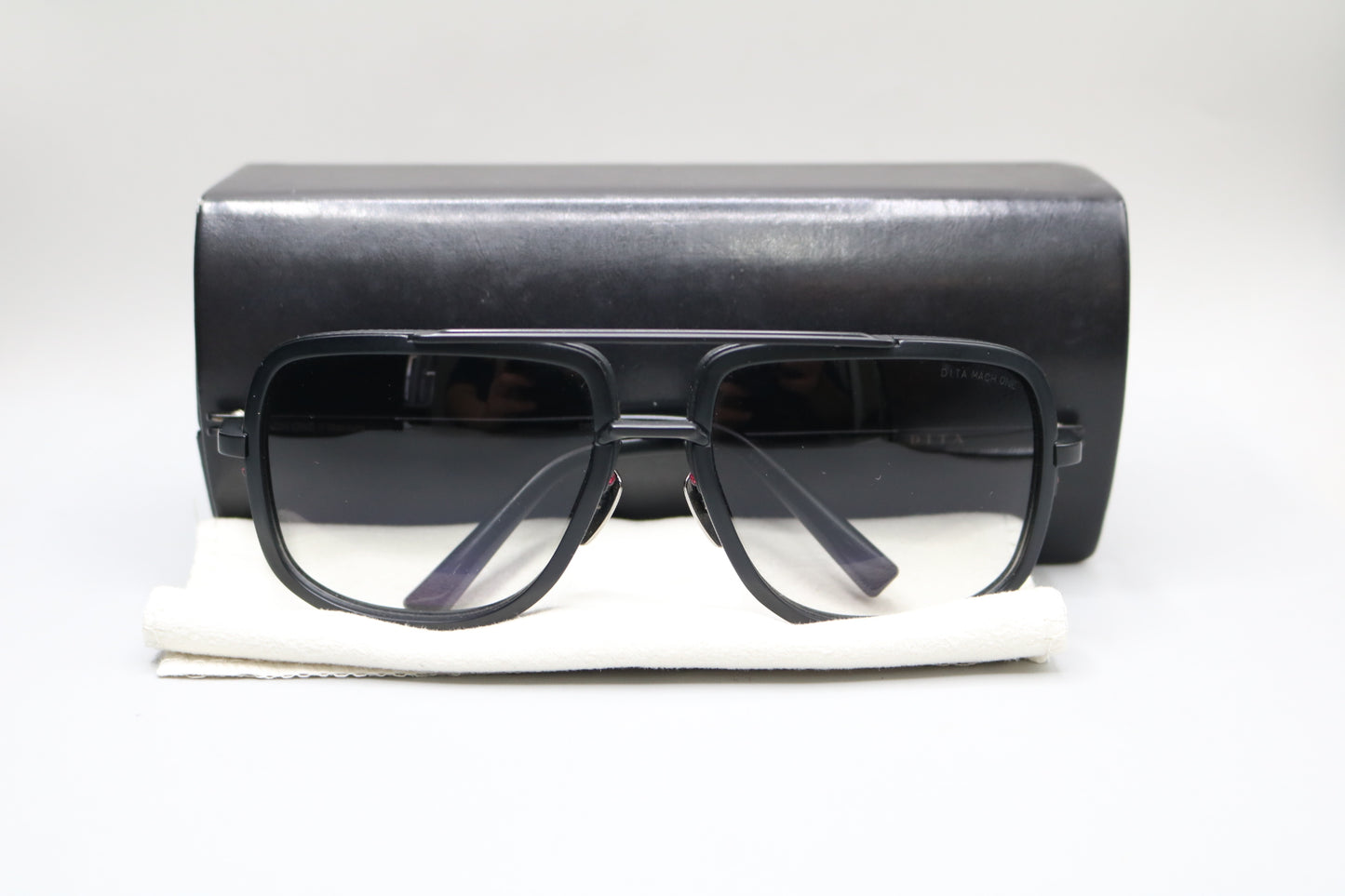 Dita Mach One Sunglasses Black Titanium