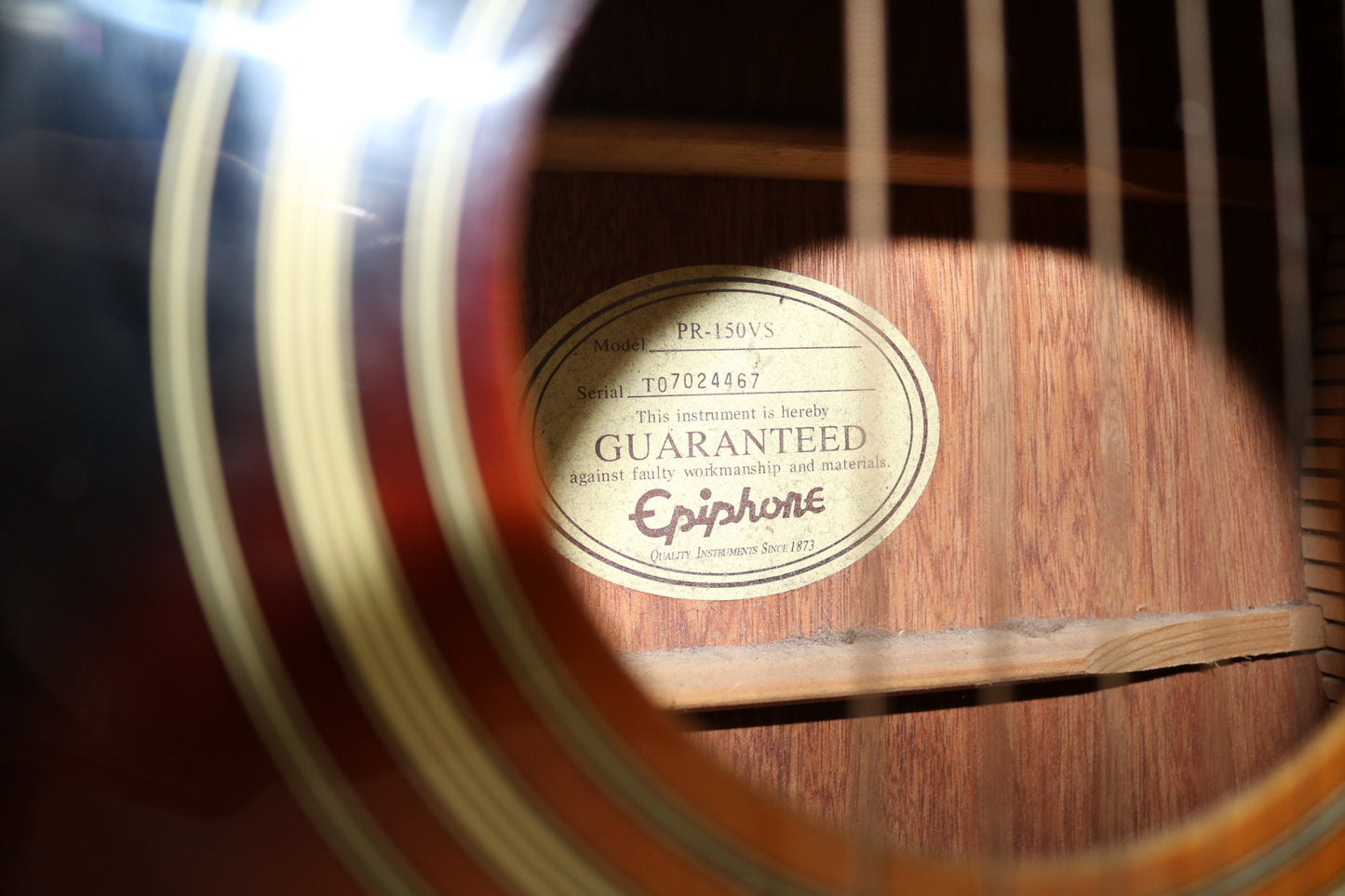Epiphone PR-150VS Acoustic Guitar (Local Purchase Only)