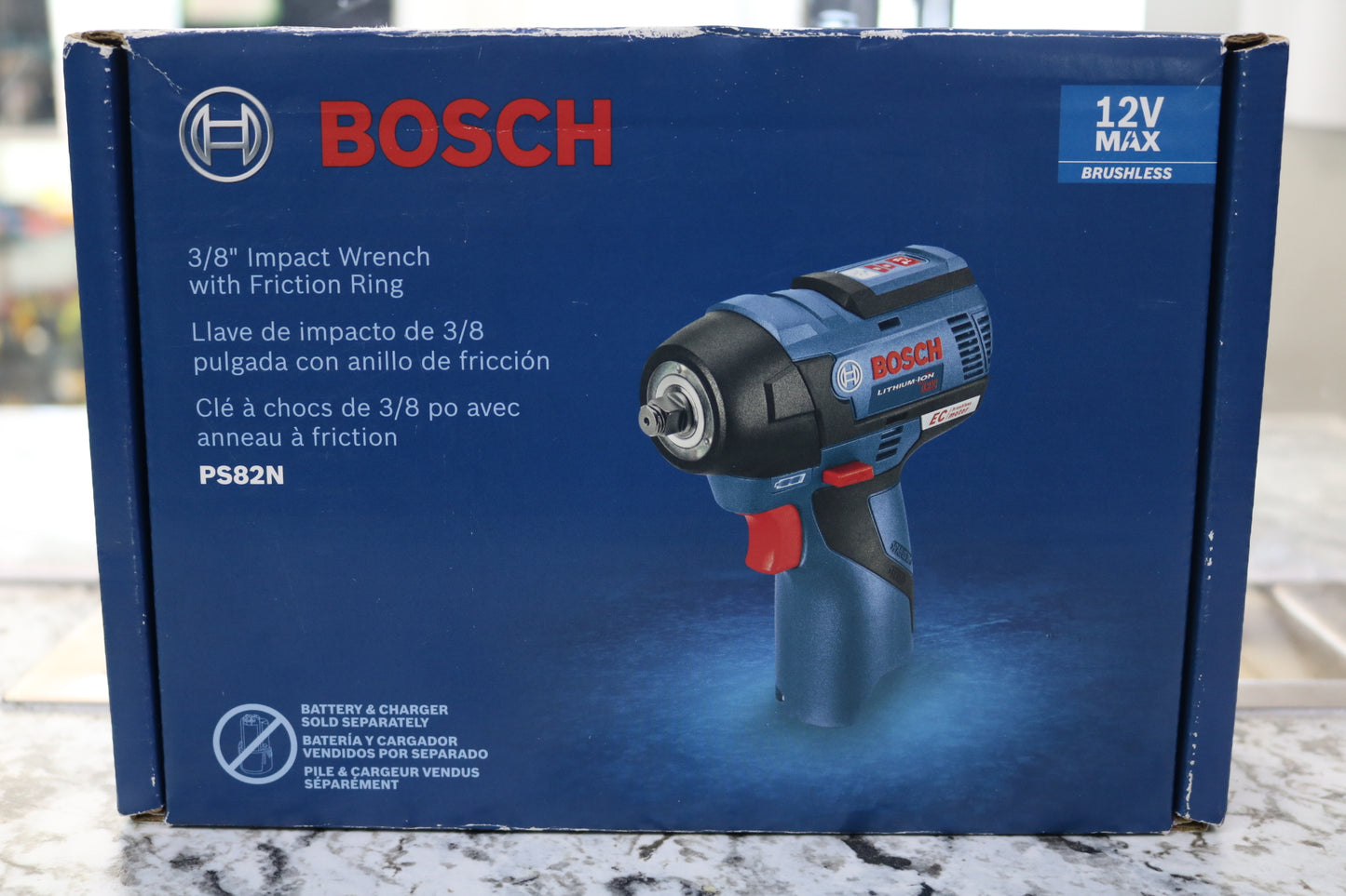 Bosch 3/8" PS82N Cordless Impact Driver Wrench - Pre-Owned