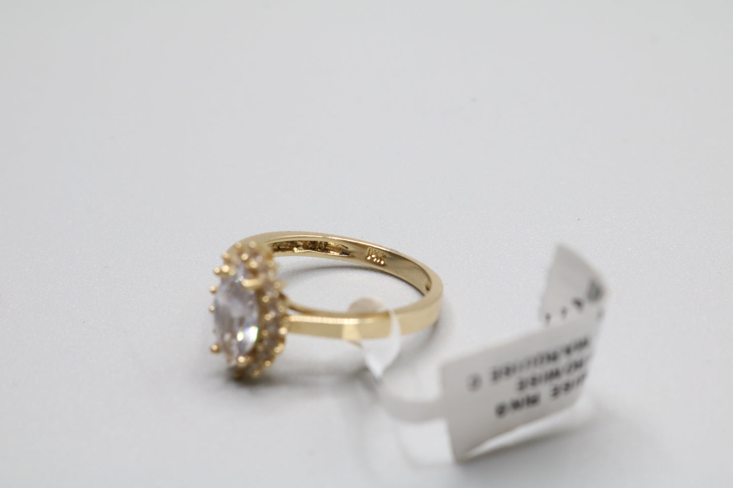 14K Yellow Gold Marquise Promise Ring (Size 6 1/4)