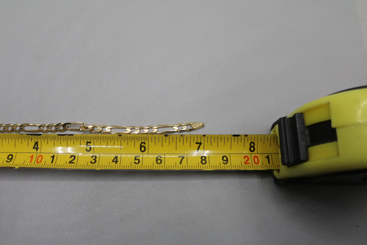 14K Yellow Gold Figaro Bracelet (7 inches)