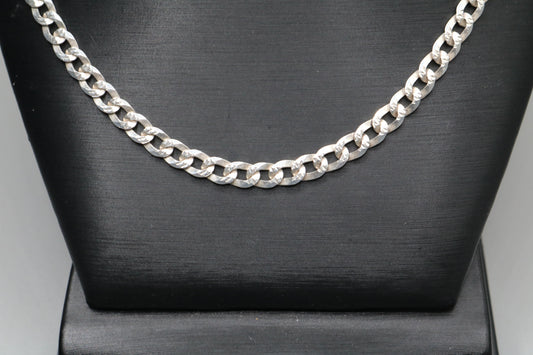 Sterling Silver Curb Chain (19 Inches)