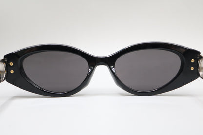 Dior 30Montaigne B6I Black Sunglasses Made in Italy w/ Full Set - Like-New