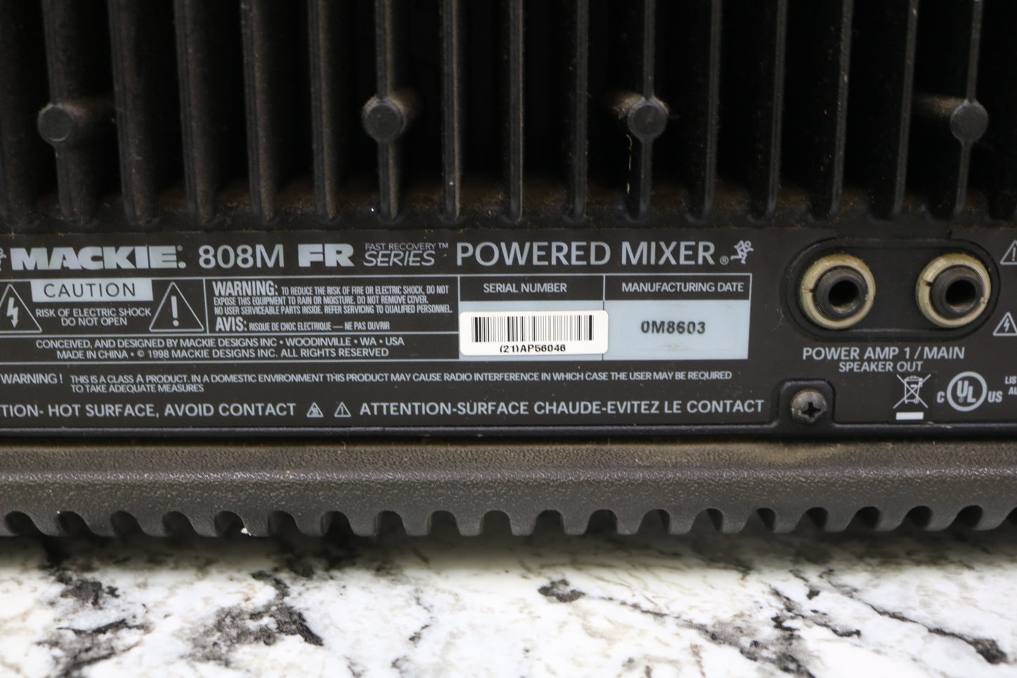 Mackie 808M Powered Mixer (Please Read) (Local Pick-up Only)