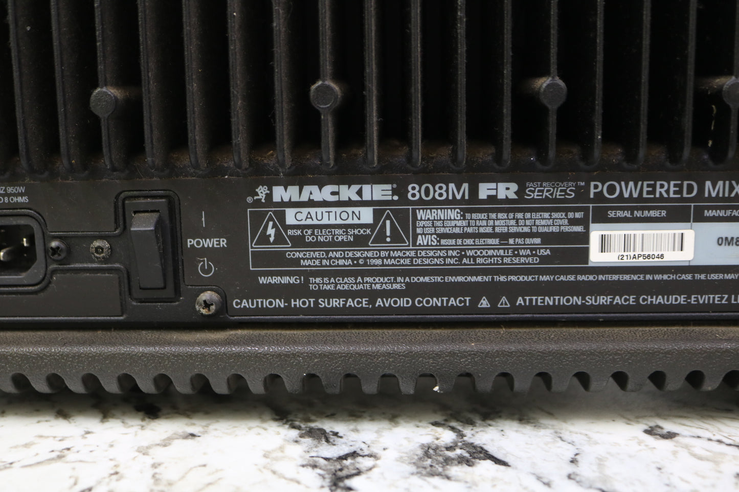 Mackie 808M Powered Mixer (Please Read) (Local Pick-up Only)