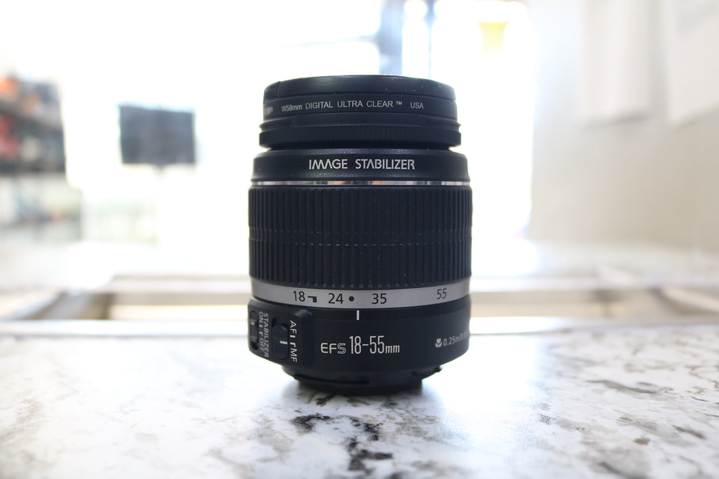 Canon EF-S Zoom Lens 18-55mm 1:3.5-5.6 IS Camera Lens