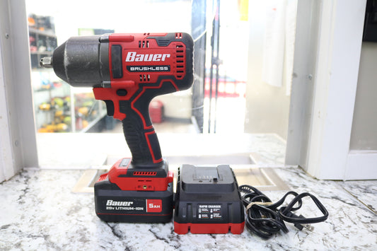 Bauer 2085CR-B 20V Brushless Cordless, 1/2 inch Impact Wrench