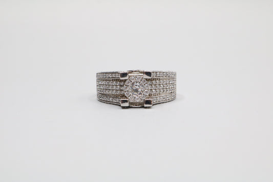 Sterling Silver CZ Ring (Size 11 1/2)