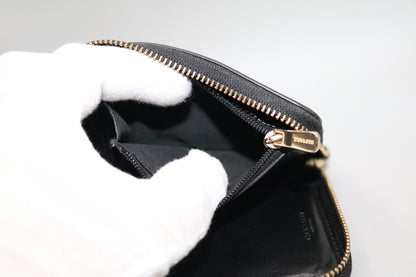 Coach Small Zip Around Wallet In Signature Leather