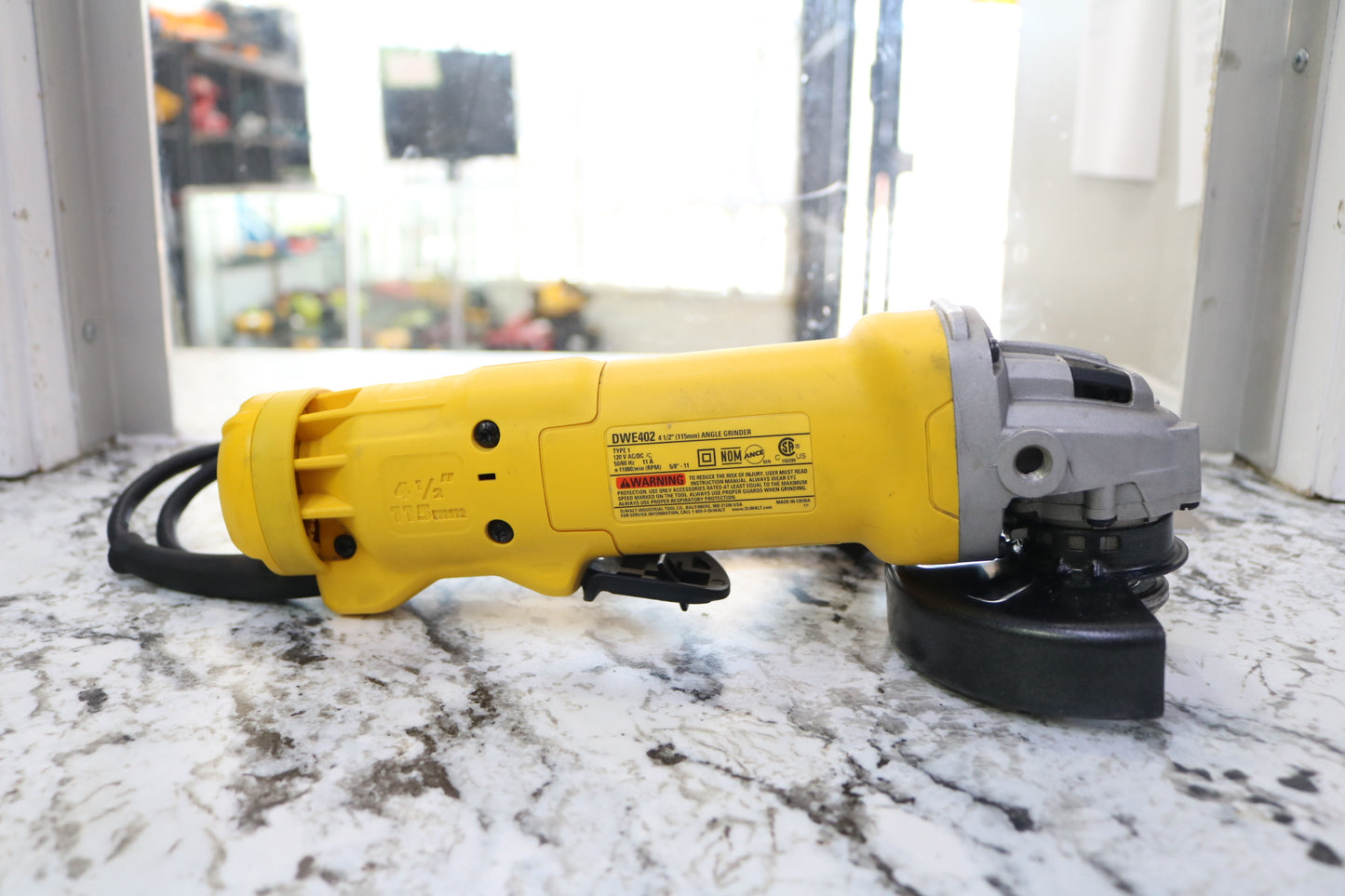 DeWalt DWE402N 120V 4-1/2" Corded Angle Grinder