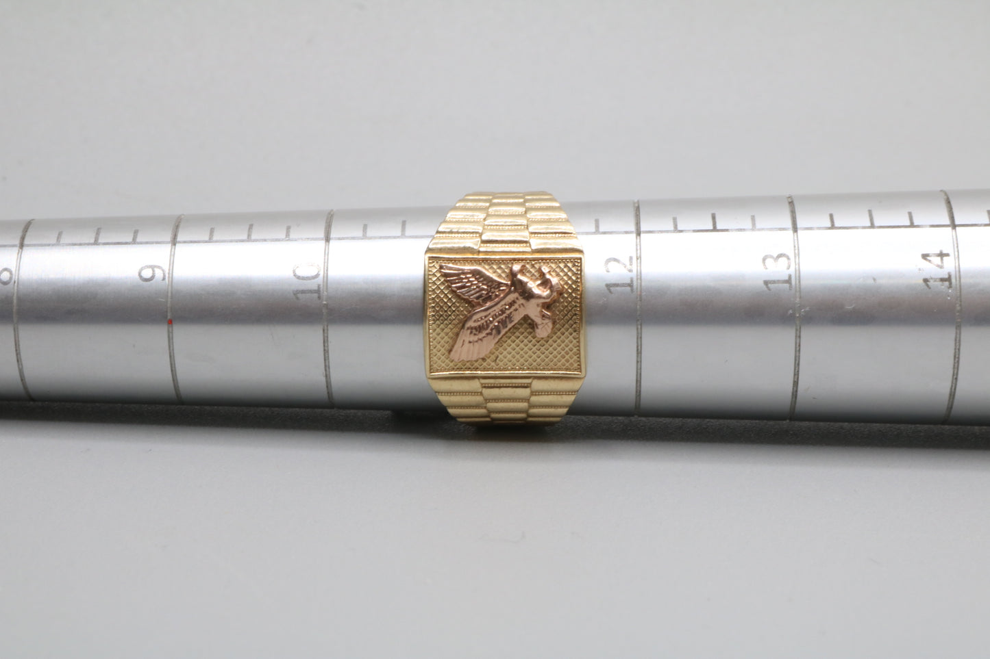 14K Two Tone Eagle Ring (Size 11)