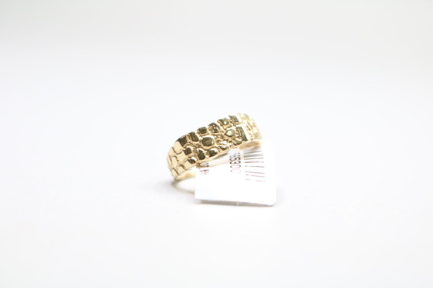 14k Yellow Gold Nugget Pinky Ring (size 3)