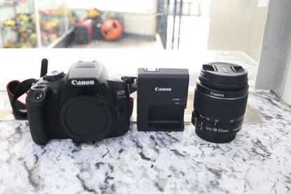 Canon EOS Rebel T7 Camera with a 18-55mm Lens