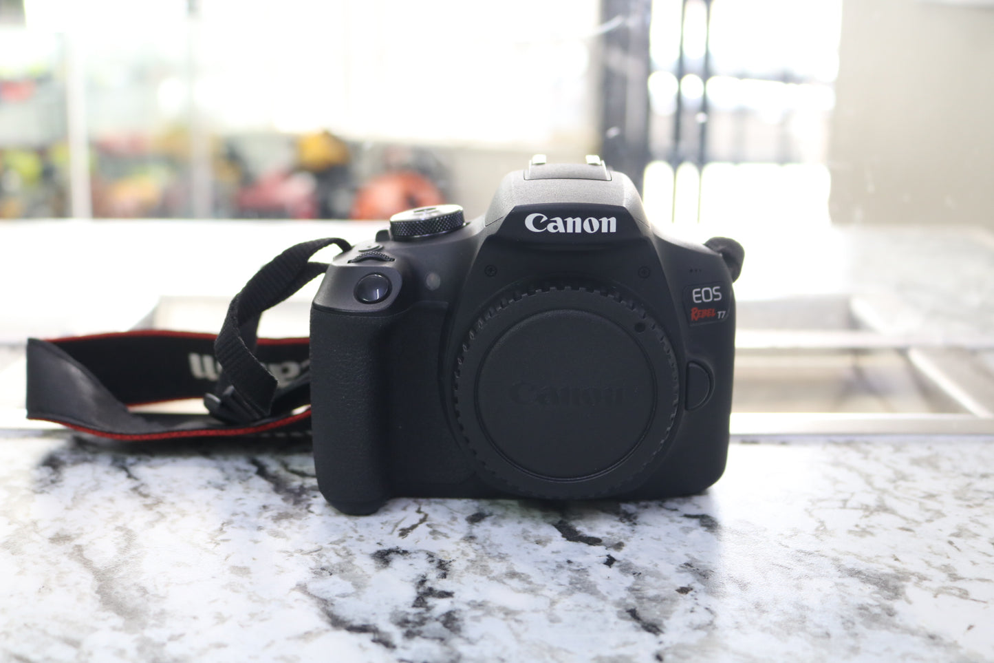 Canon EOS Rebel T7 Camera with a 18-55mm Lens