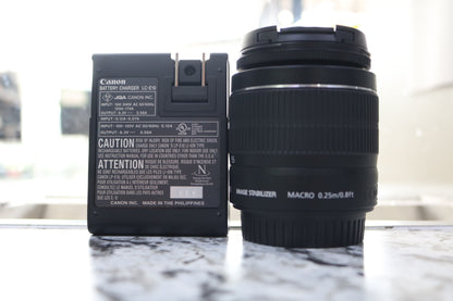 Canon EOS Rebel T7 Camera with a 18-55mm Lens