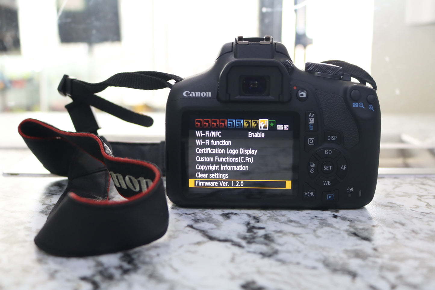 Canon EOS Rebel T7 Camera with a 18-55mm Lens