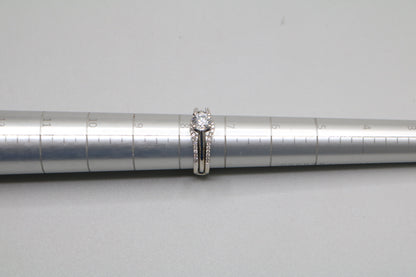 14K White Gold Wedding Ring Set (Size 7 1/2 & 1.24 CTW) (Local Pick-Up Only)