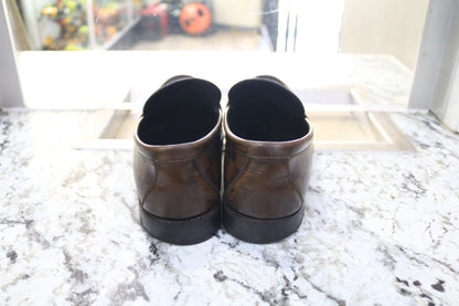 Louis Vuitton Men’s Damier Ebene Slip-On Loafers (Size 7)