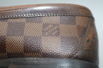 Louis Vuitton Men’s Damier Ebene Slip-On Loafers (Size 7)