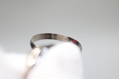 Cartier Trinity Ring White Gold and Ceramic (Size 65 or 11 & 1/4) (Local Purchase Only)