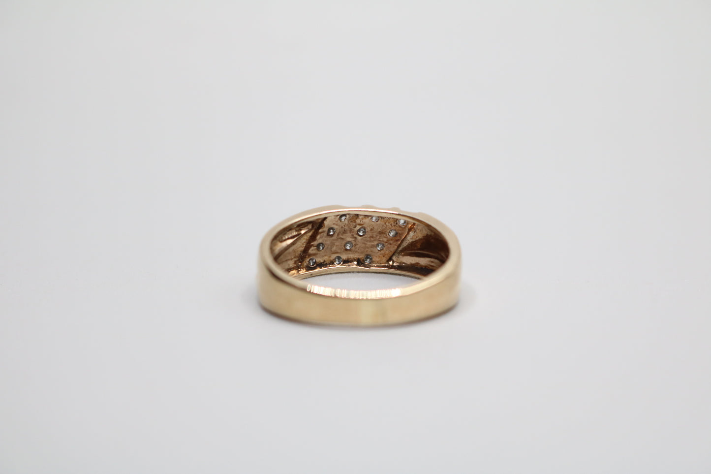 10K Yellow Gold Diamond Band Ring (0.36 CTW)