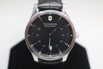 Victorinox Swiss Army Model 241475 Black Dial Watch