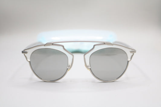 Christian Dior “Dior So Real” Silver Frame Sunglasses
