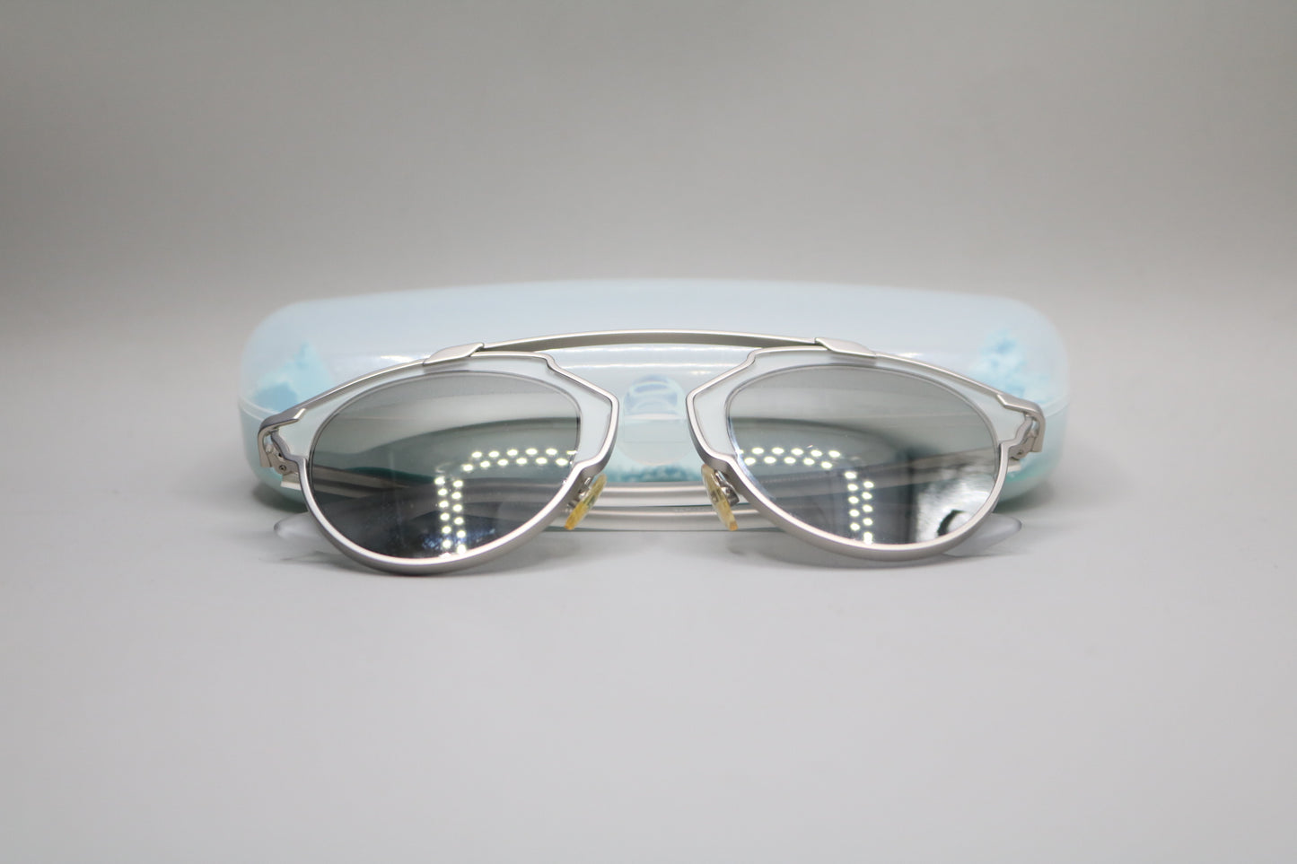 Christian Dior “Dior So Real” Silver Frame Sunglasses
