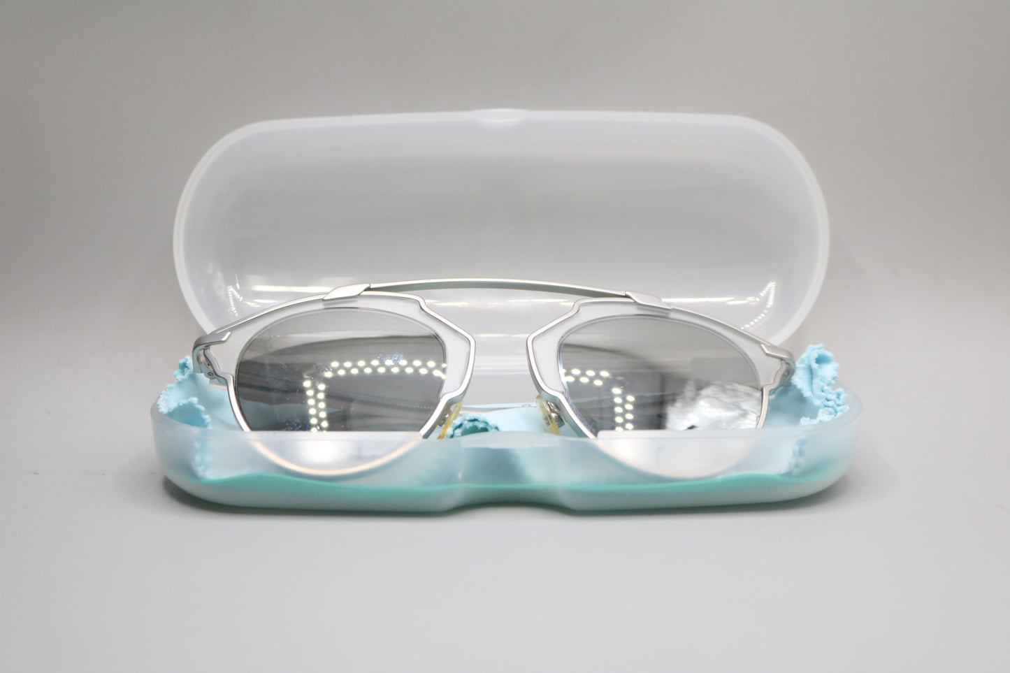 Christian Dior “Dior So Real” Silver Frame Sunglasses