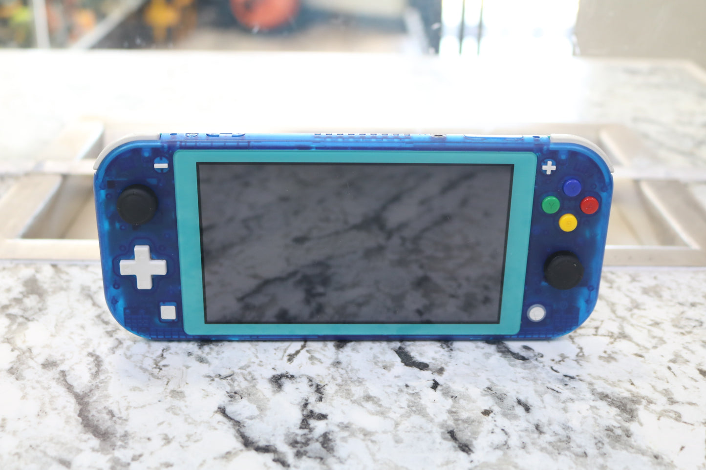 Nintendo Switch Lite HDH-001 (Turquoise Console Base) Transparent Clear Blue