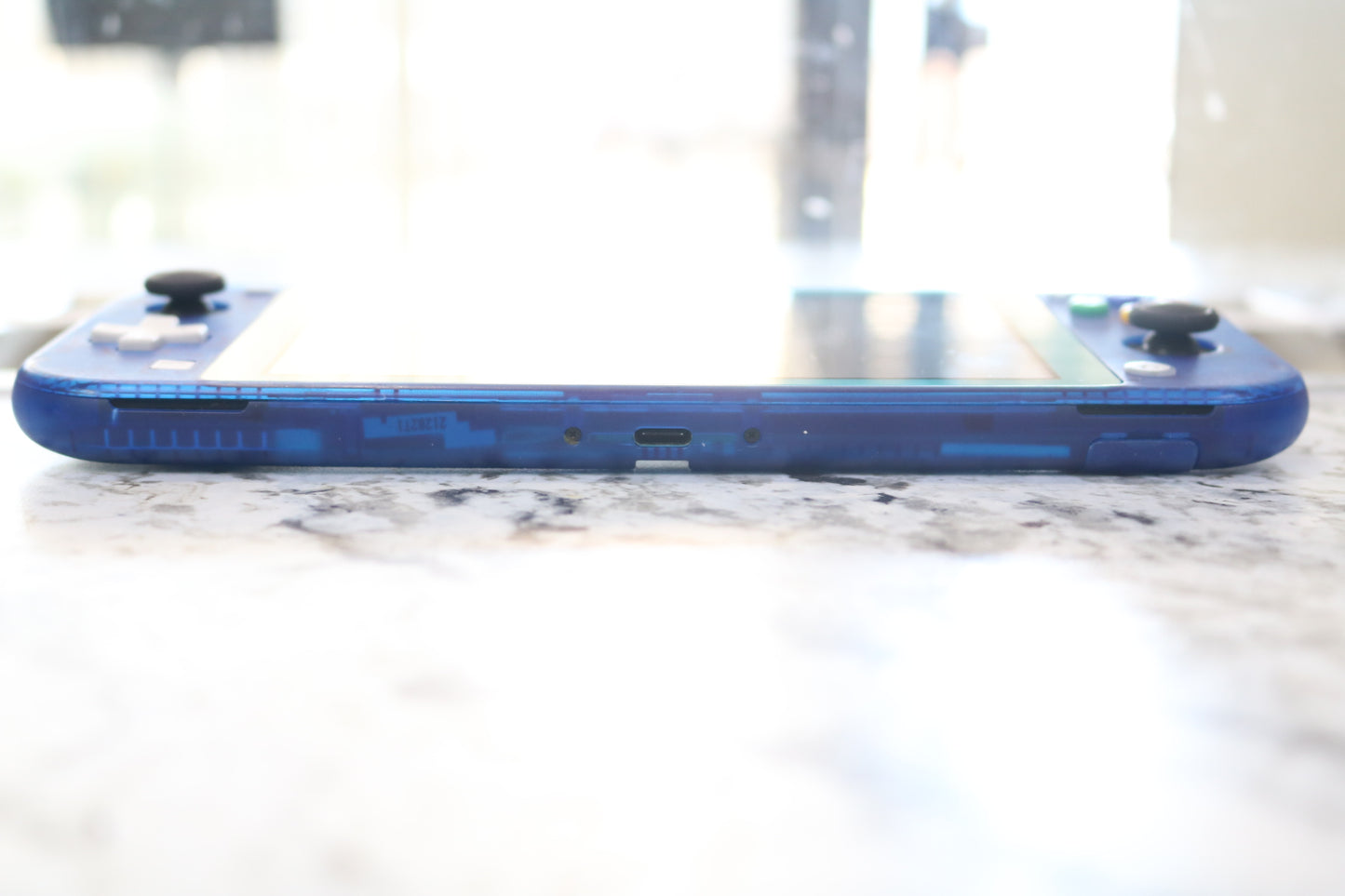 Nintendo Switch Lite HDH-001 (Turquoise Console Base) Transparent Clear Blue