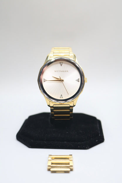 Wittnauer Men's Marquee Gold Stainless Steel Quartz Watch 42MM Model WN3094