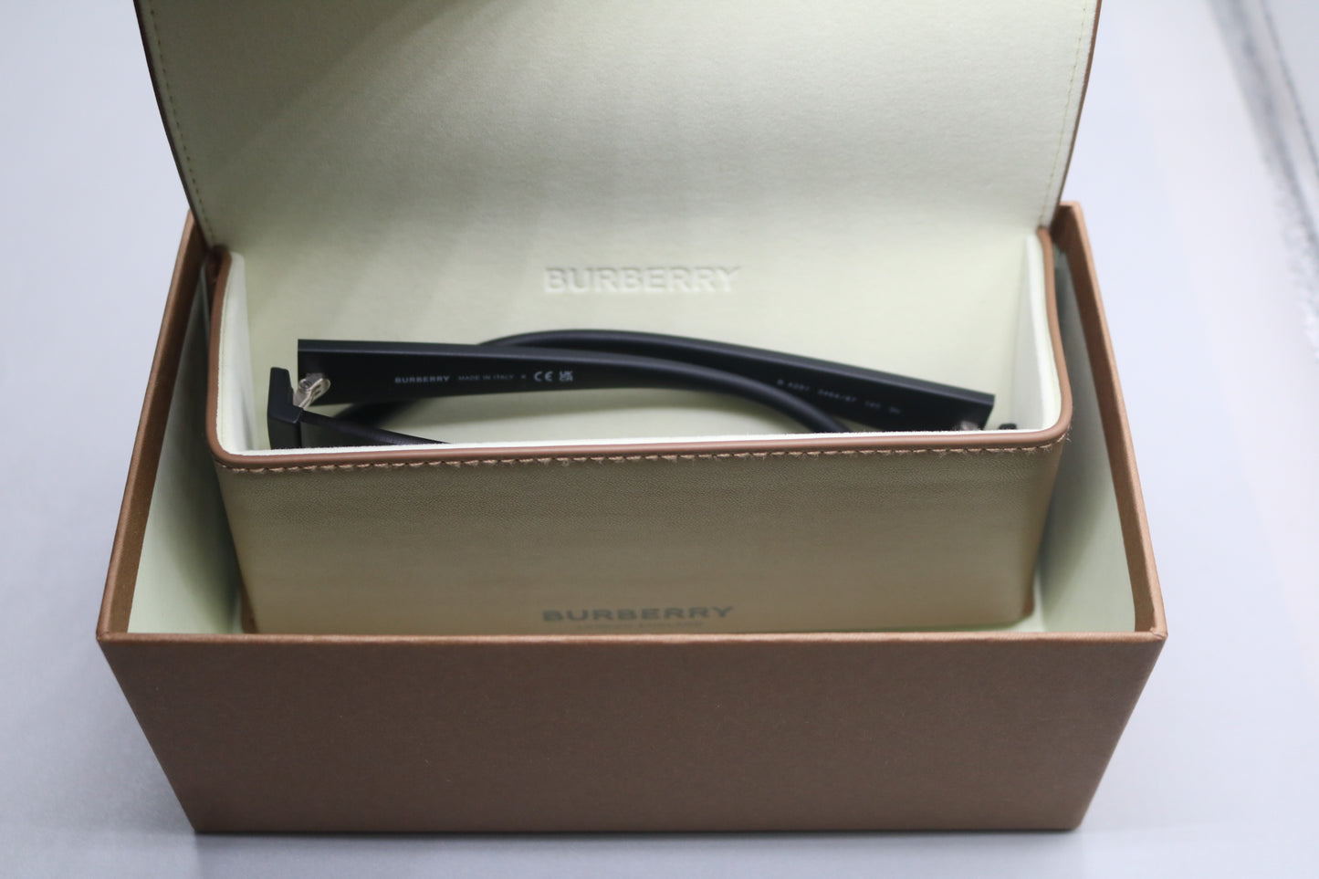 Burberry Sunglasses B4291 Matte Black Frames with Dark Grey Shield Lens