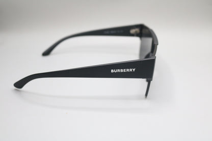 Burberry Sunglasses B4291 Matte Black Frames with Dark Grey Shield Lens