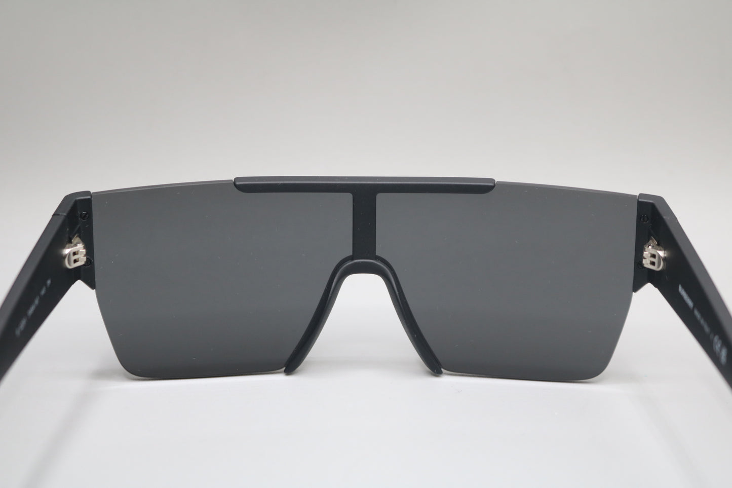 Burberry Sunglasses B4291 Matte Black Frames with Dark Grey Shield Lens