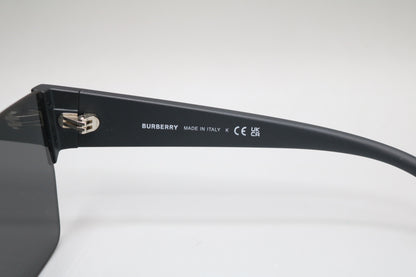 Burberry Sunglasses B4291 Matte Black Frames with Dark Grey Shield Lens