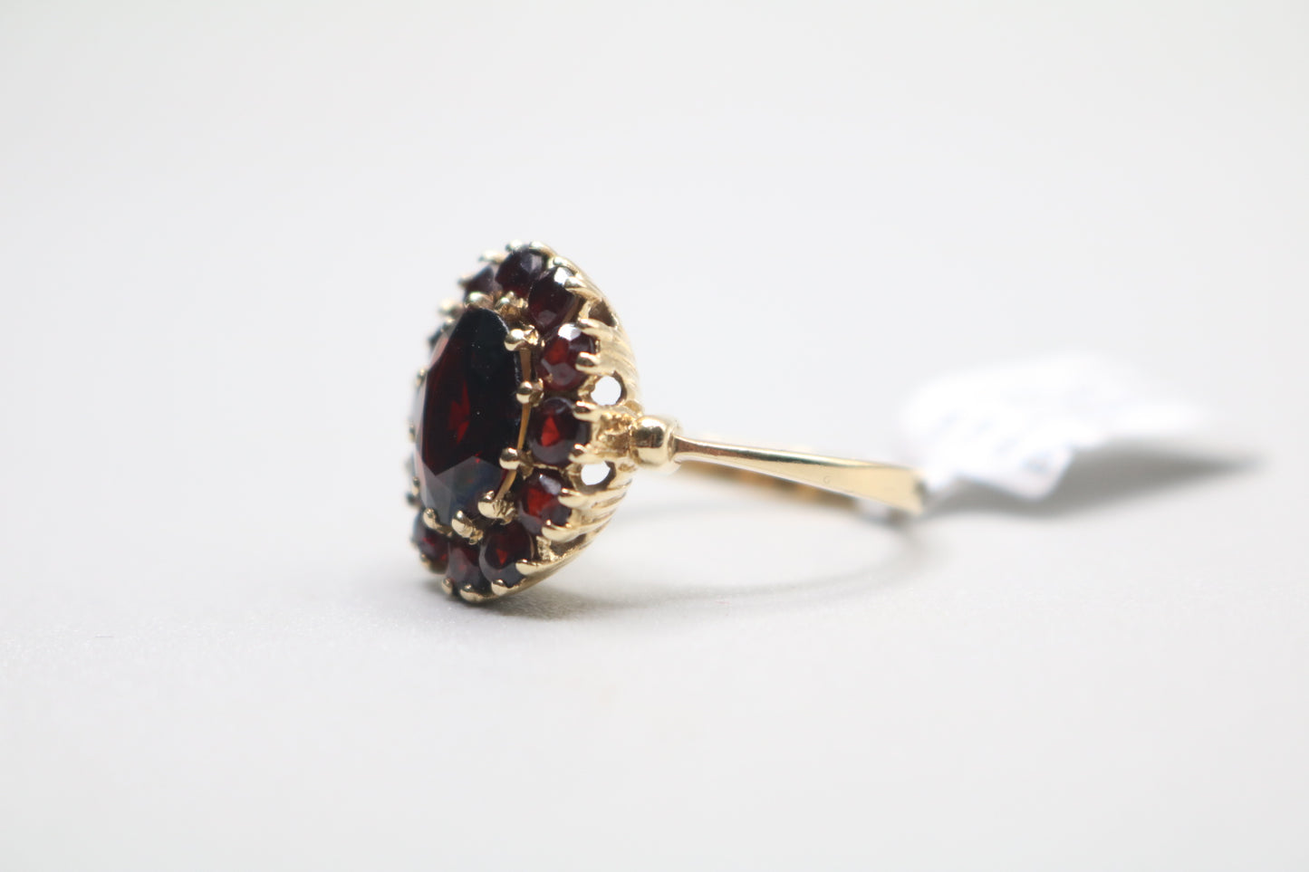 14K Yellow Gold Floral Cocktail Ring (Size 7 1/2)