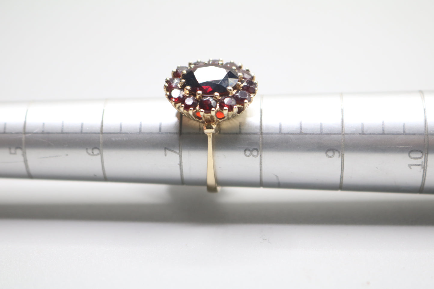 14K Yellow Gold Floral Cocktail Ring (Size 7 1/2)