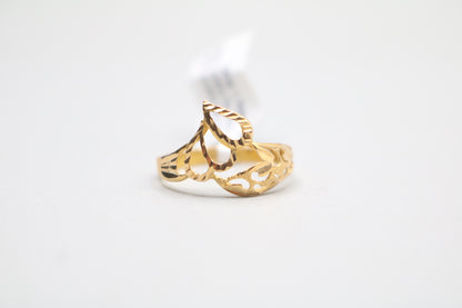 21k Yellow Gold Fancy Ring (Size 6 3/4)