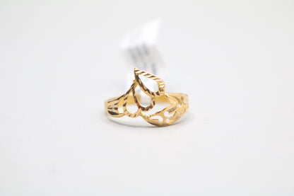 21k Yellow Gold Fancy Ring (Size 6 3/4)