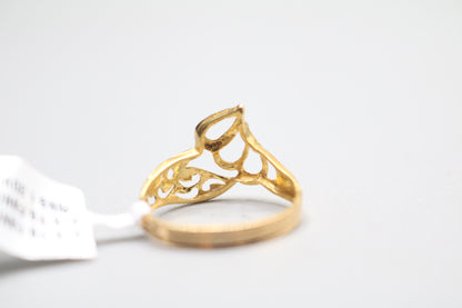 21k Yellow Gold Fancy Ring (Size 6 3/4)