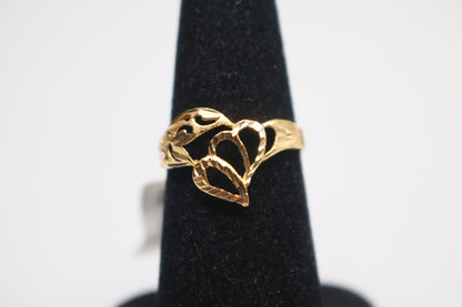 21k Yellow Gold Fancy Ring (Size 6 3/4)