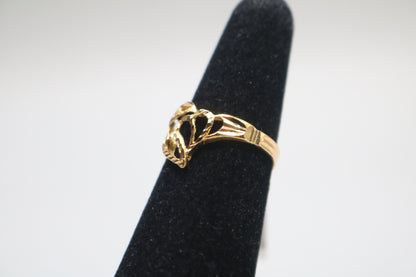 21k Yellow Gold Fancy Ring (Size 6 3/4)