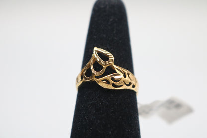 21k Yellow Gold Fancy Ring (Size 6 3/4)