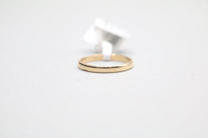14k Yellow Gold Classic Band Ring (Size 5)