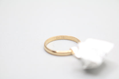 14k Yellow Gold Classic Band Ring (Size 5)