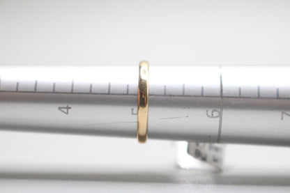 14k Yellow Gold Classic Band Ring (Size 5)