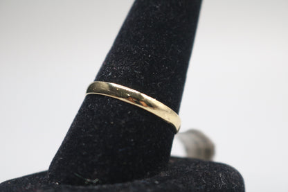 10k Yellow Gold Band Ring (Size 10 3/4)